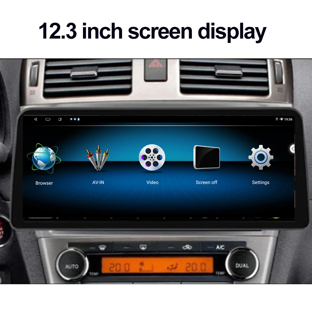 12.3inch For Toyota Avensis T27 2009-2015 8Core  Android 13 Car Radio GPS Navigation Multimedia Player WIFI Stereo Receiver