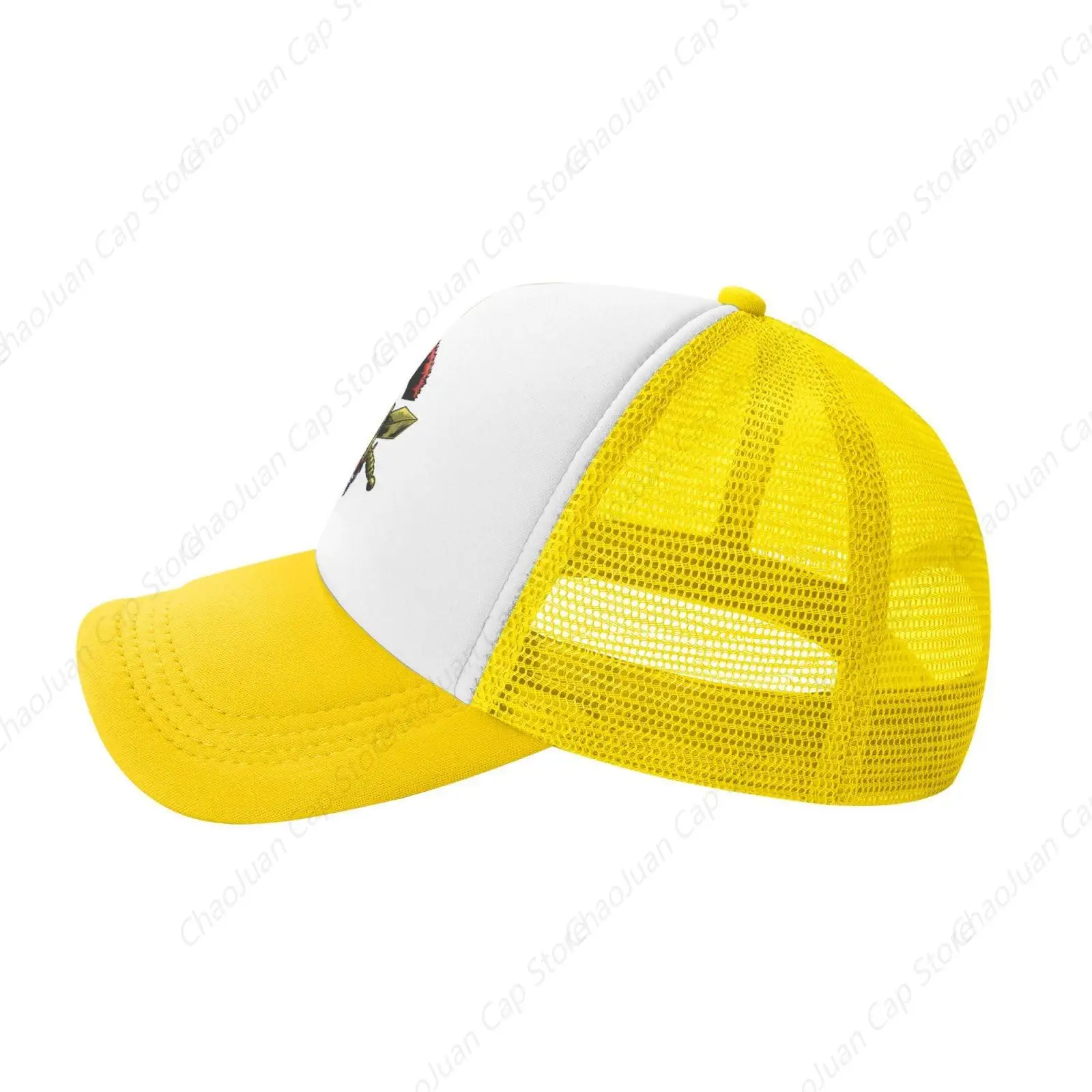 Gorilla with Helmet and Sword Mesh Trucker Cap Breathable Dad Hat image 2