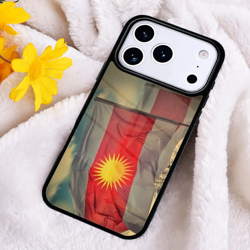 Мягкий чехол для телефона с флагом язидов для iPhone 17 16 Pro Max 15 14 Pro 11 12 13 XR XS 6 7 8 Plus, противоударный чехол