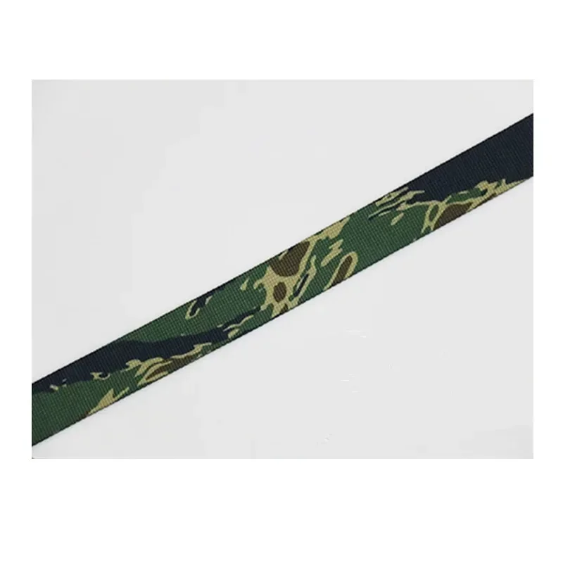 

Sports Tiger Stripe Camouflage Webbing Strips Bag Luggage Belt Fabric Tactical Gear Hunting Accessories Camo Sport Sewing TMC