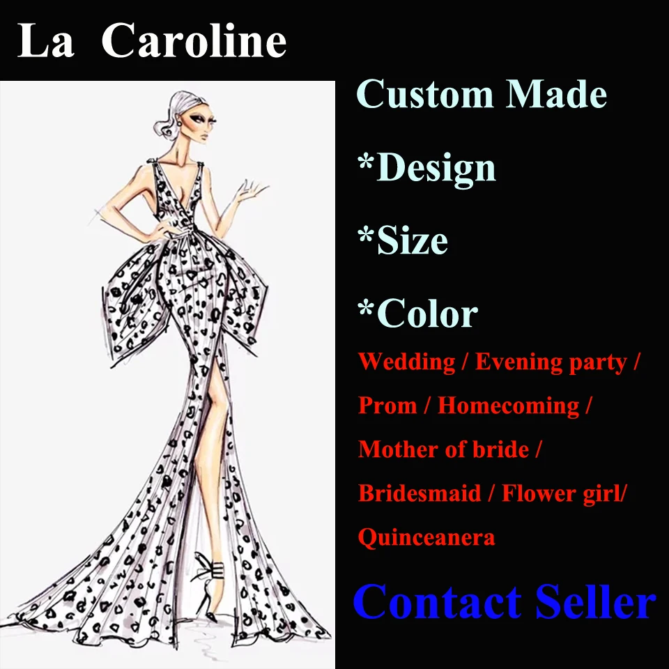 Caroline exquisito vestido de noche con cuentas de sirena desfile vestidos de fiesta árabes saudíes apliques vaina Abendkleider personalizado