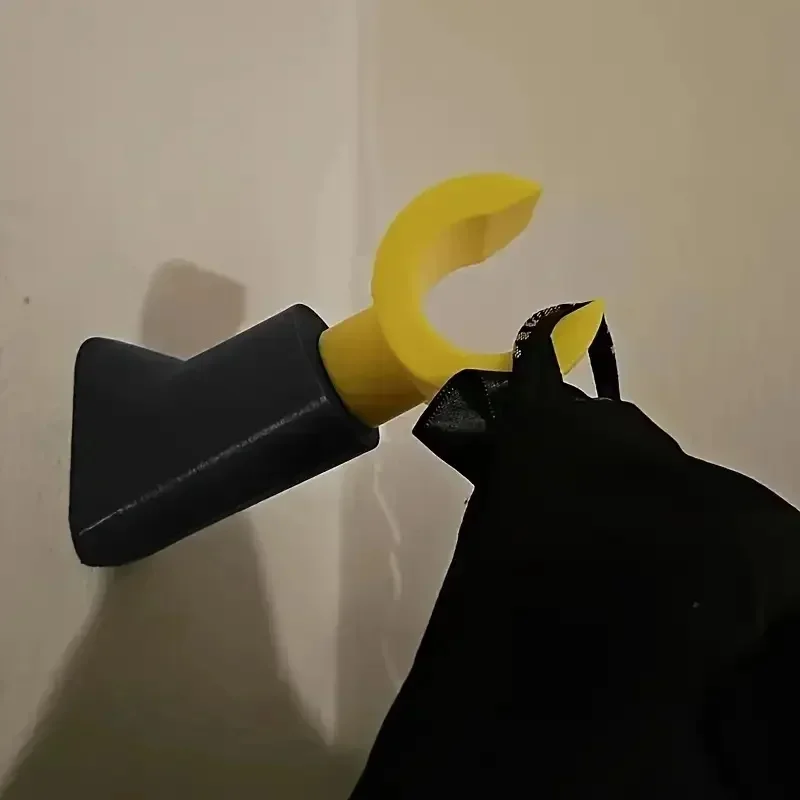 Creative 3D Printed Wall Hook Without Drilling, Multifunctional Storage Hook for Hanging Headphones, Backpacks, and Home Decorat