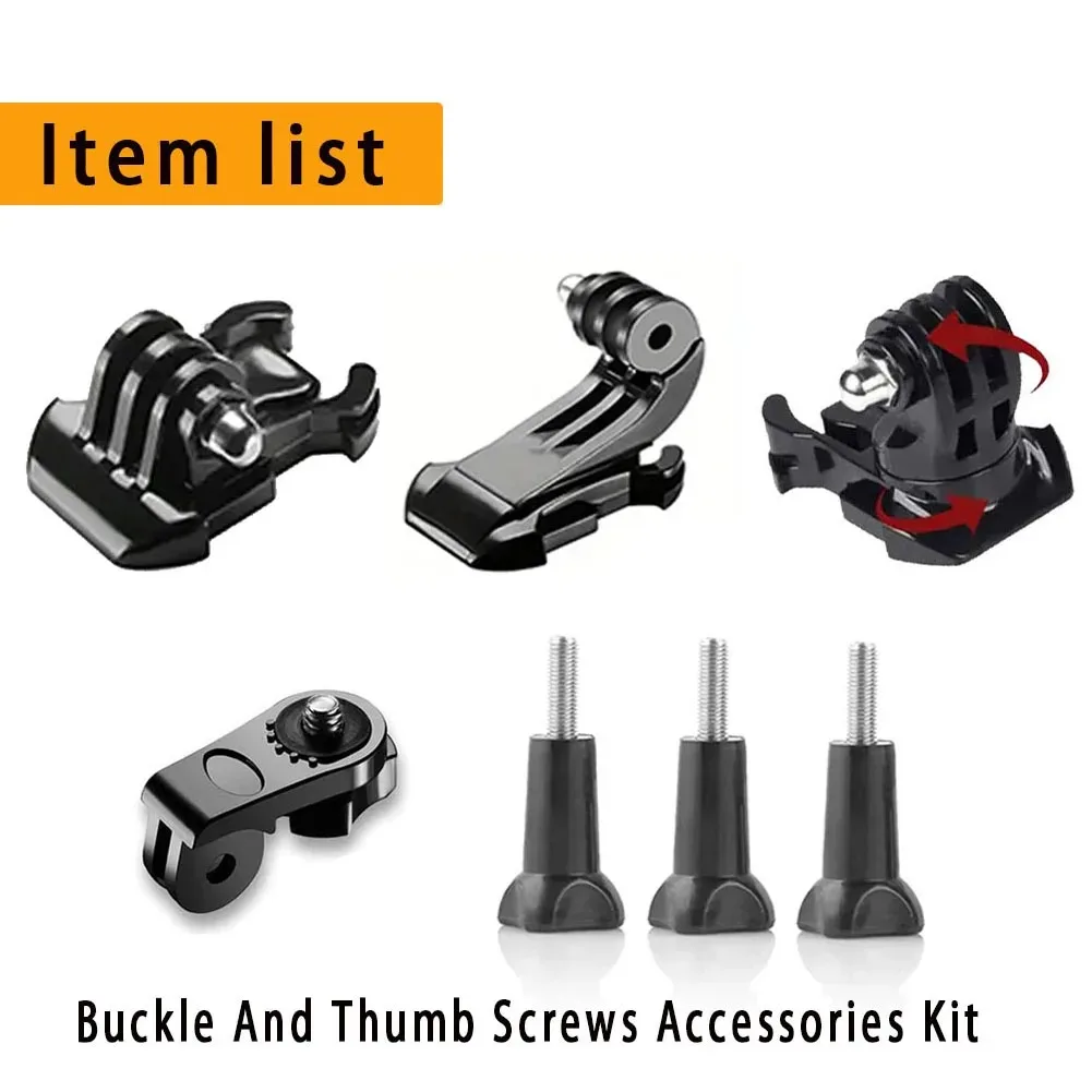 Schnellverschluss-Stativadapter 1/4-Zoll-Schraube Universal-Basis-Kit für GoPro Insta360 DJI Action AKASO SJCAM Kamera-Zubehör