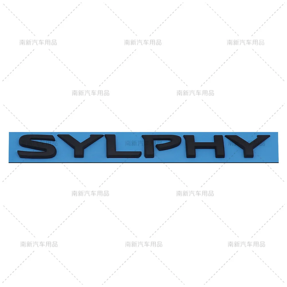 ABS Stereo SYLPHY Logo Sticker Fit Nissan Sylphy Side Fender Rear Boot Styling Decor Waterproof Auto Mod Badge Accessories