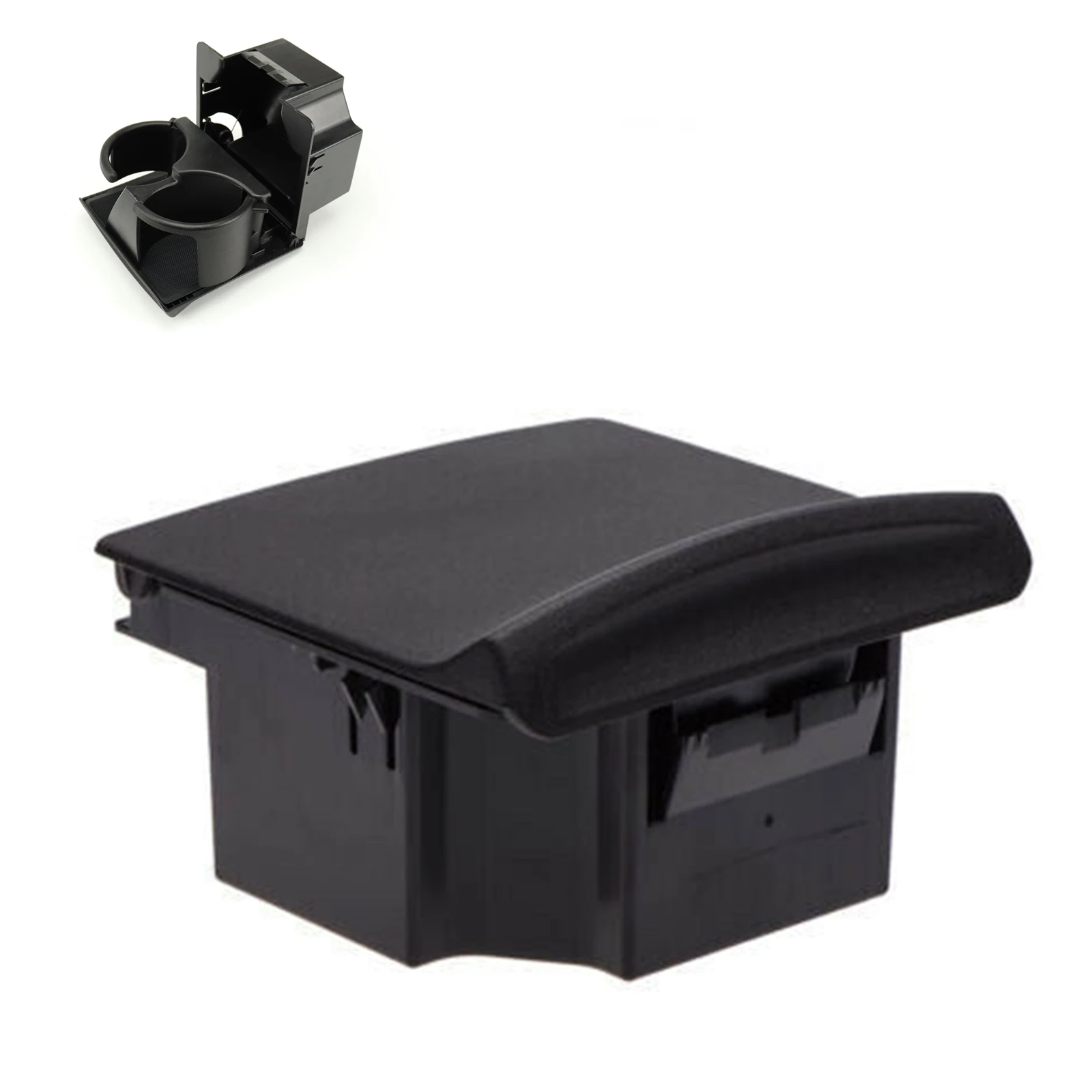 

For Nissan Titan 5.6L 2007-2015 Black Front Center Console Water Cup Drinks Holder Bracket Hanger 96967-9FD0B