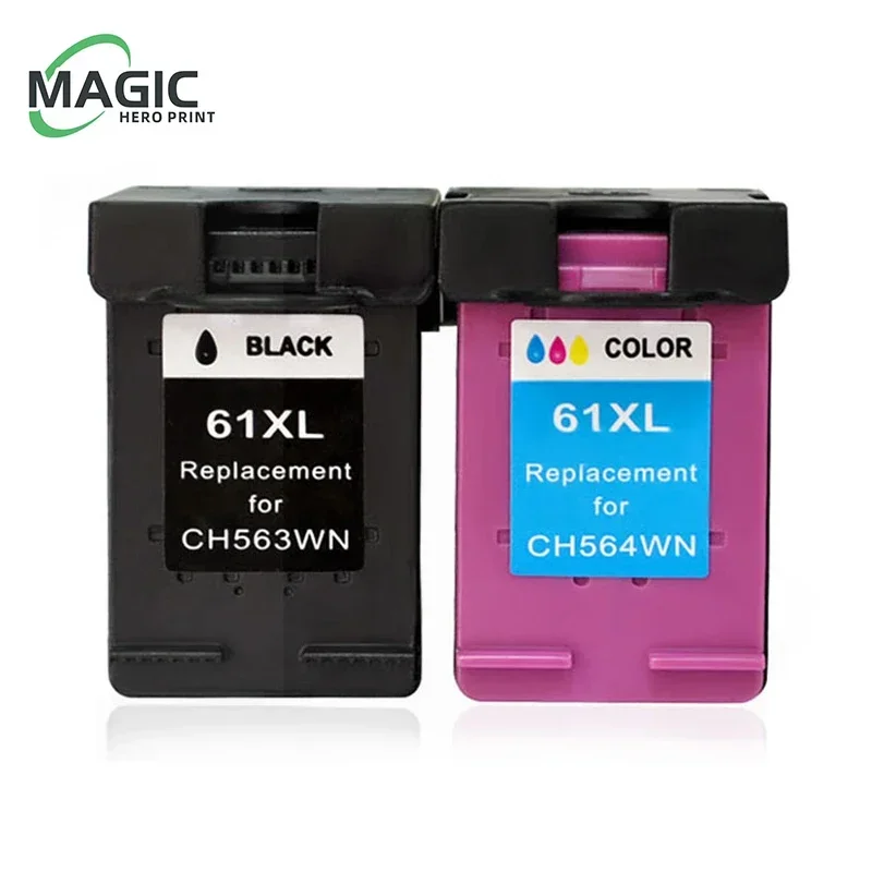 NEW For HP61Compatible Ink Cartridge for HP 61 XL CH563WN CH564W Deskjet 1056 1000 J110a 1010 1510 2050 J510a Printer 61XL