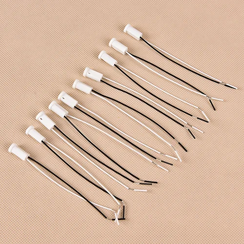 〔YY32〕10 Pcs/lot G4 Base G4 Socket Plug Ceramic G4 Holder Head Wire Connector 10cm