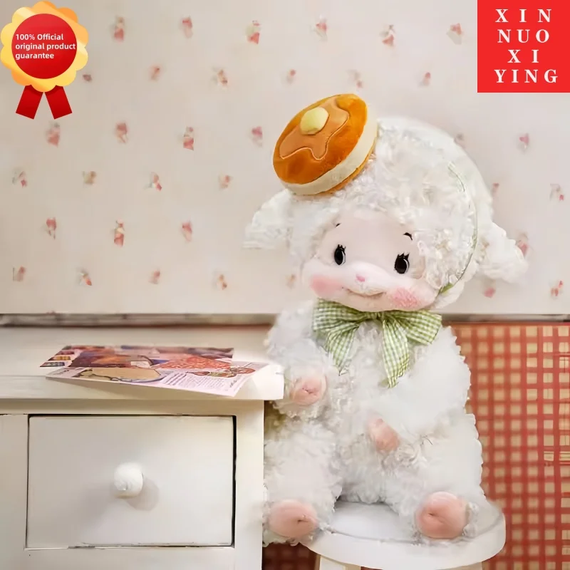 

Натуральная плюшевая игрушка Bobonuts Lamby, удобная кукла, подарок на выпускной для девочки, мягкая игрушка, детский обнимающийся подарок в виде овцы