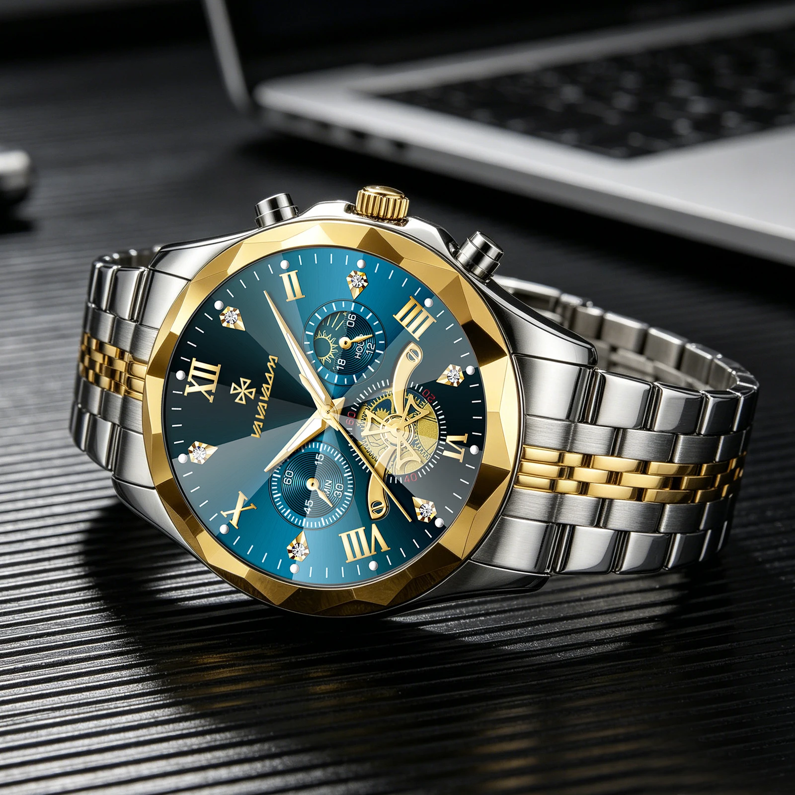 Men's VA VA VOOM Multifunctional Quartz Watch