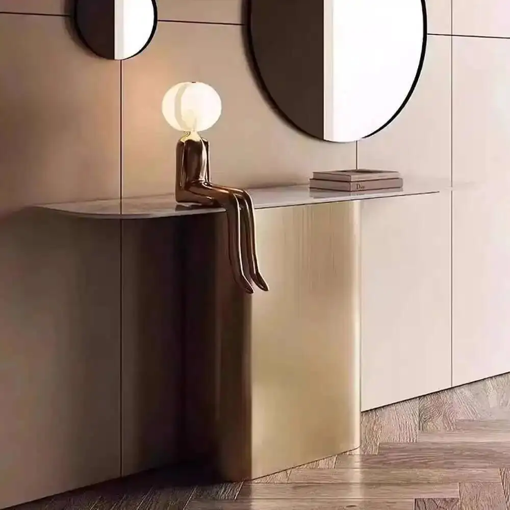 Console Aesthetic Modern Trendy Table Luxury Classic Unique Console Table Elegant Design Wohnzimmer Tisch Living Room Furniture