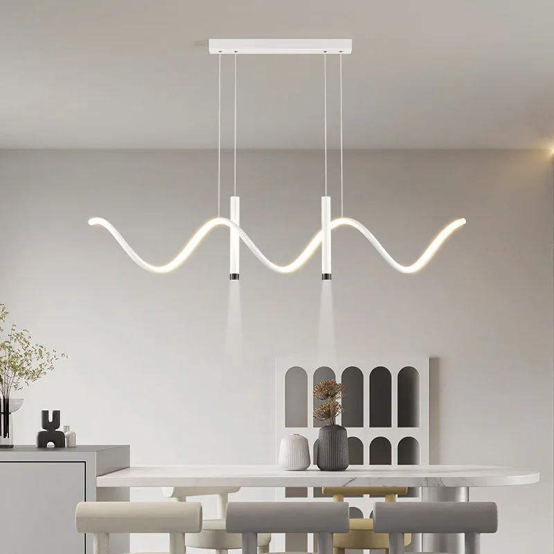 Nordic Led Simple Modern Living Room Dining Room Bar Lamp Art Chandelier