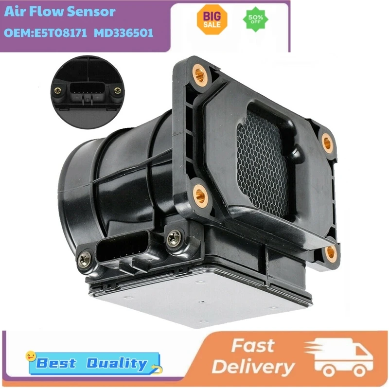 

Original Mass Air Flow Meters E5T08171 MD336501 Cars Air Flow Sensors for Mitsubishi Pajero V73 Outlander Galant 2003 2000'