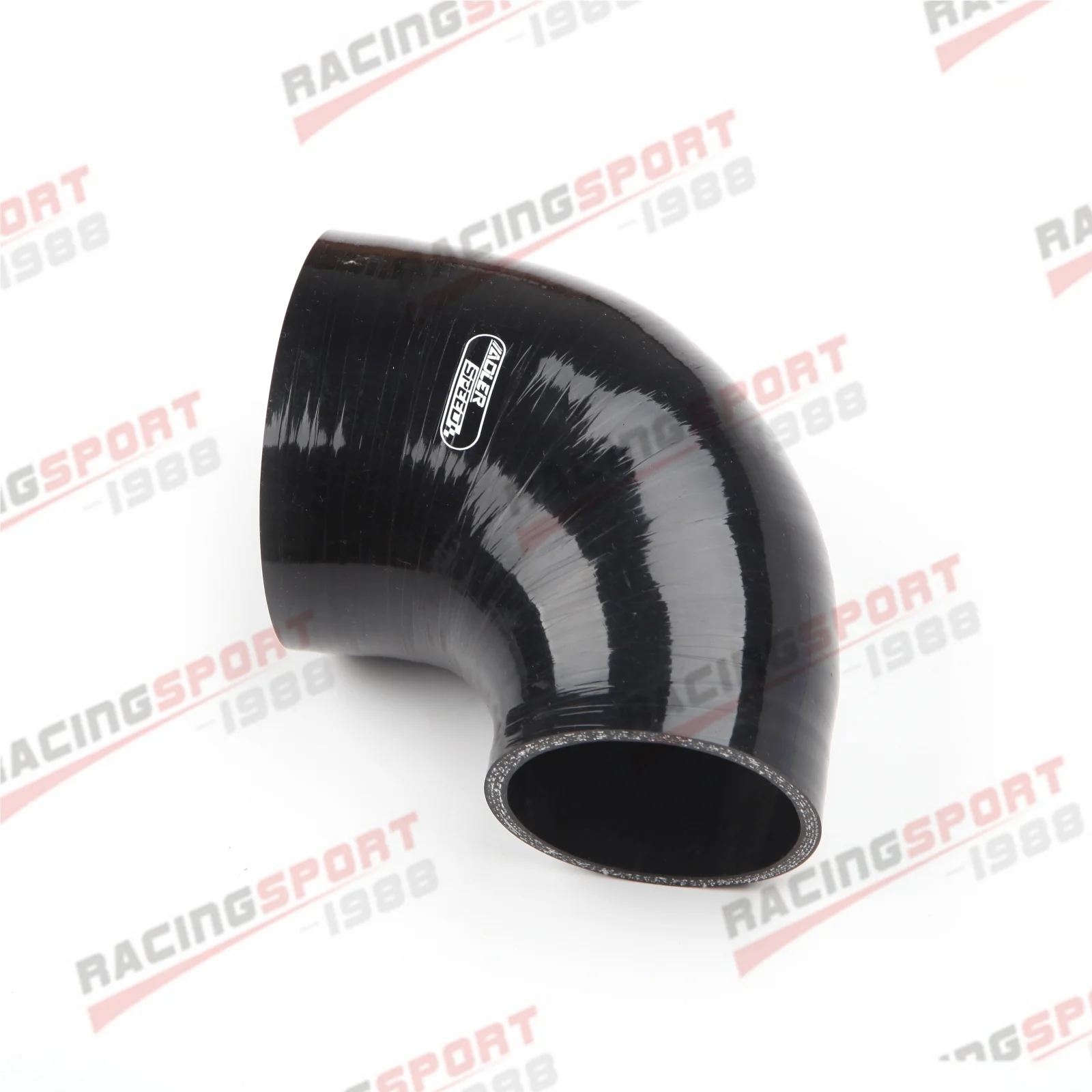 Black 4-PLY Lenght:102mm 90 Degree Elbow Silicone Hose Intercooler Coupler Reducer Turbo ID(mm):51 56 57 60 63 64 65 67 70 76 90