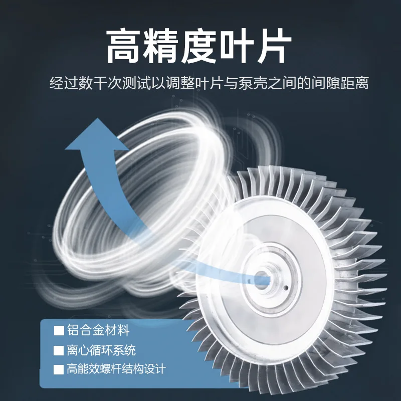 Pukes high pressure vortex fan blowing and suction dual-purpose industrial blower drying and vacuuming sewage air pump air pump