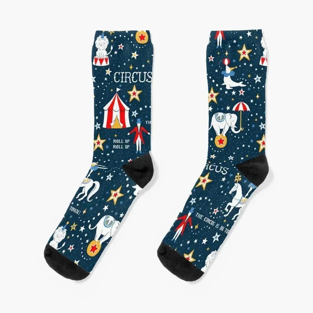 

Retro Circus Socks hip hop snow sport Mens Socks Women's