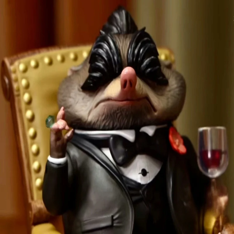 Figurka akcji Mr. Big z Zootopia, figurka kolekcjonerska z Zootopia, zawieszka, zabawki kolekcjonerskie, seria prezentowa, model, ozdoby - dostępne od ręki.