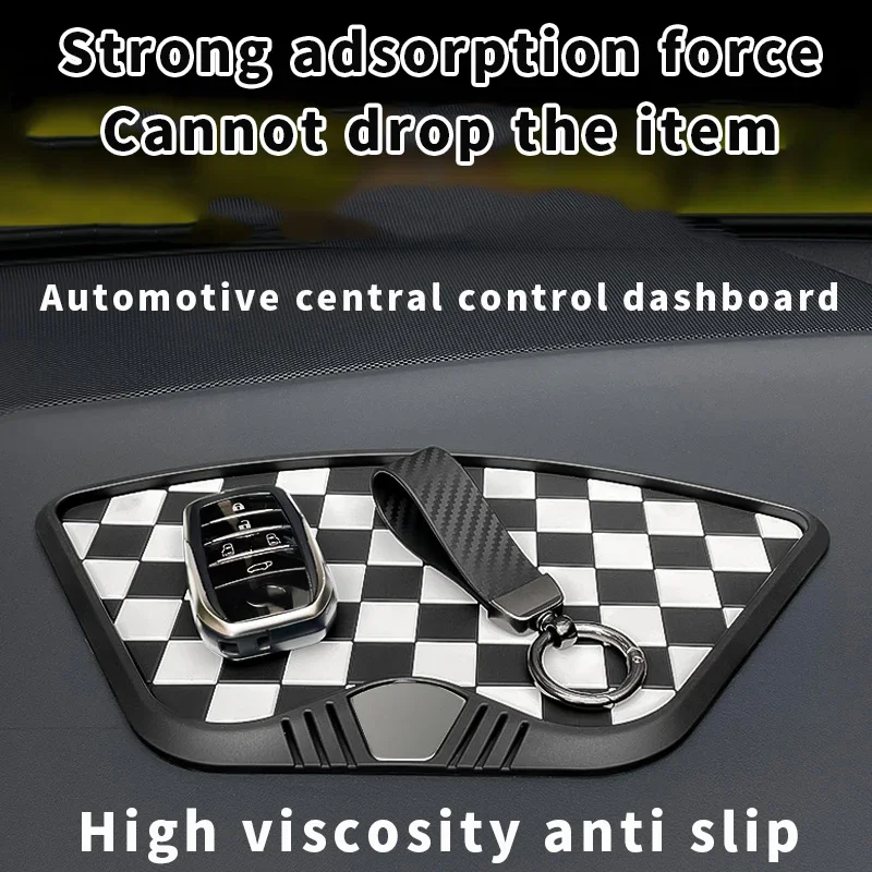 Anti slip mat for car center console High temperature resistant car mat Fan shaped perfume mat Anti slip mat for dashboard