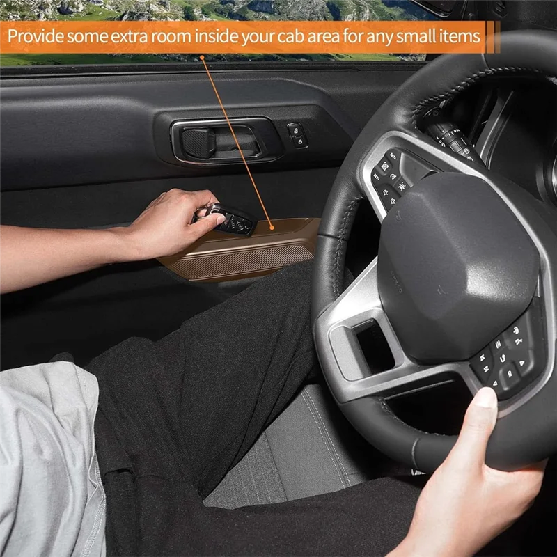 

Ящик для хранения дверных ручек автомобиля, центральная консоль, ящик для хранения переключения передач, лоток для Ford Bronco 2021 2022 2023, запасные части