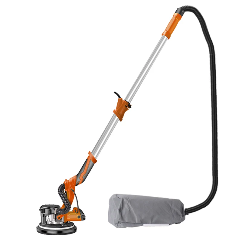 

Электрический шлифовальный инструмент 220 В с двойной лентой, ручная шлифовальная машина для шпатлевки с длинной ручкой, для шлифовки стен