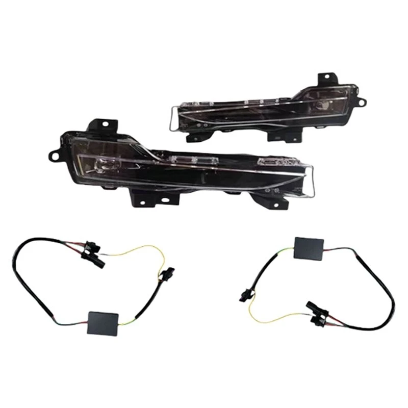 A60E-1Set Fog Light Kit 1077391 1077392 1056978 Suitable For Tesla Model 3/Y 2017-2023