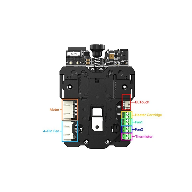 BIQU Hermit Crab V2 Quick Change Tool Head Upgrade For H2 V2S Extruder Ender 3 CR6 Hemera Bowden MK8 Hotend, Standard Version