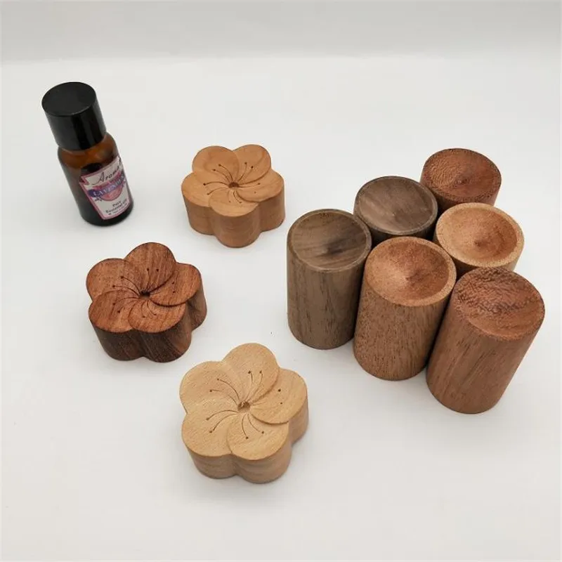 Wood Essential Oil Aromatherapy Diffuser Wooden Aroma Scent Perfume Diffuser Room Fragrance Diffused Agarwood Refresh Sleep Aid