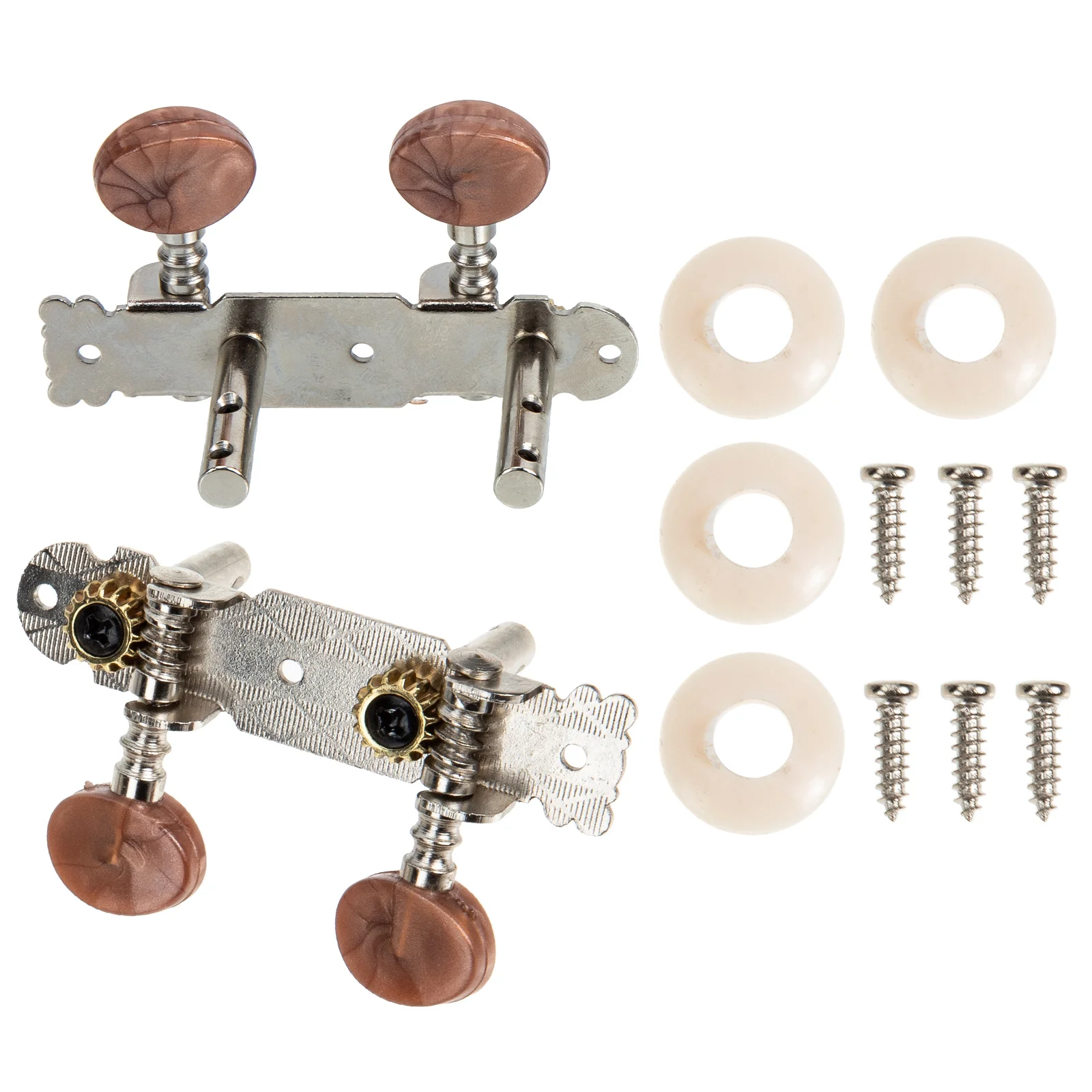 

Ukulele Tuners Peg Replacement Tuning Pegs Key Machine Heads Single Hole Geared