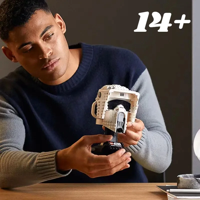 471 قطعة صالح 75305 الكشفية جندي خوذة اللبنات نموذج الطوب ستار خطة عمل أرقام لعب الاطفال هدايا عيد الميلاد #5