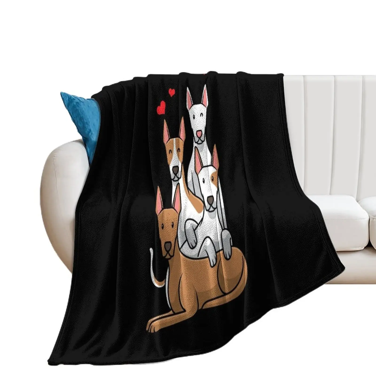 Podenco Dogs Throw Blanket Sofa Quilt Luxury Thicken sofa bed Blankets