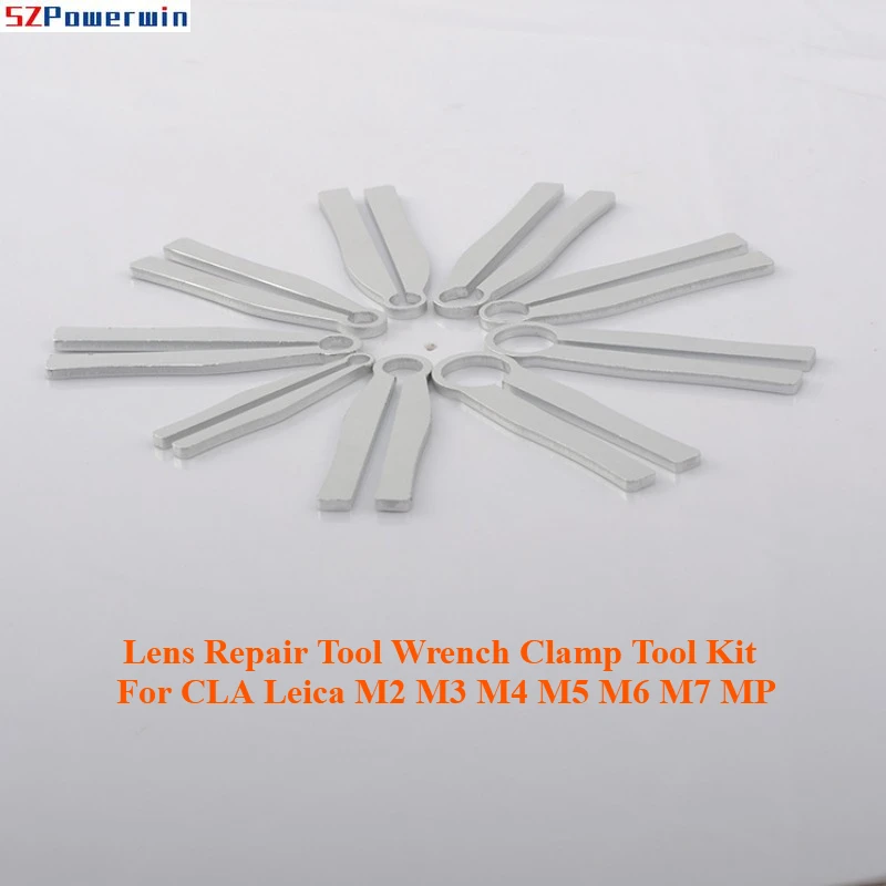 

Camera Repair Wrench Aluminum Alloy Lens Repair Tool Wrench Clamp Tool Kit 9 Pieces Spanners for CLA Leica M2 M3 M4 M5 M6 M7 MP