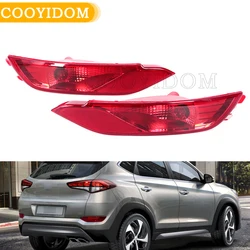 Taillight Rear Bumper Reflector For Hyundai Tucson TL 2015 2016 2017 2018 Stop Brake Light Fog Warning Lamp Lens Car Accessories