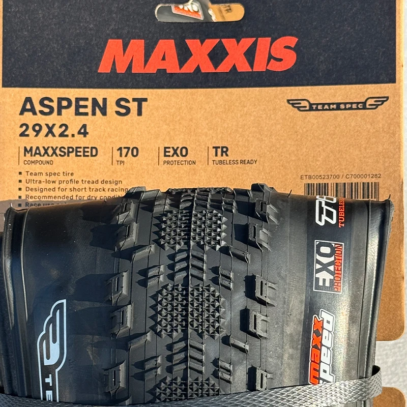 Maxxis Aspen ST 29er MTB-Reifen 170TPI Tubeless Ready Faltbar 29x2.25/2.4 XC Cross Country Mountainbike Fahrradreifen – Detail 1