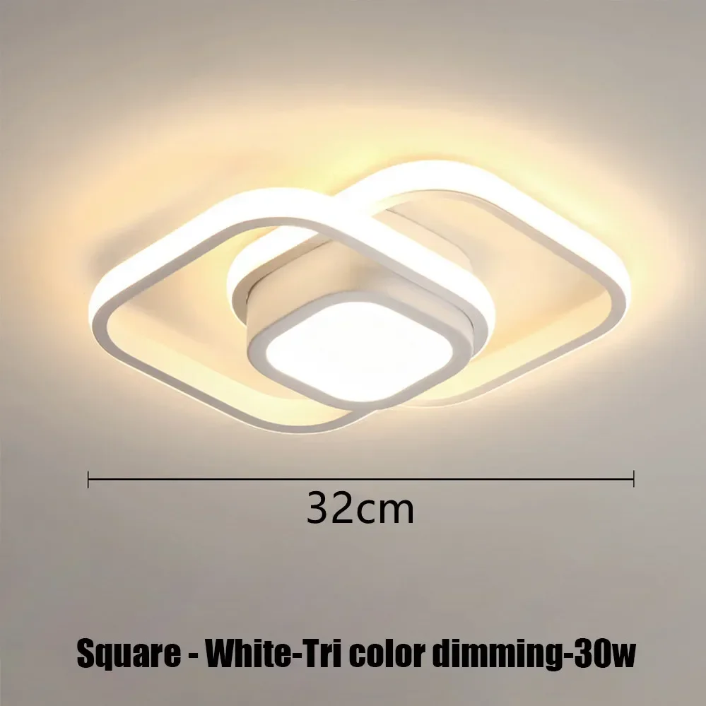 Moderne LED-plafondverlichting Ganglicht Huisverlichting Led Opbouw voor Slaapkamer Woonkamer Ganglicht 3-kleuren