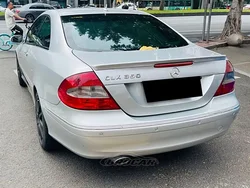 For 2003--2009 Mercedes-Benz CLK-Class W209 GEN 2 Coupe AMG High-quality FRP material gloss black car spoiler boot wing spoiler