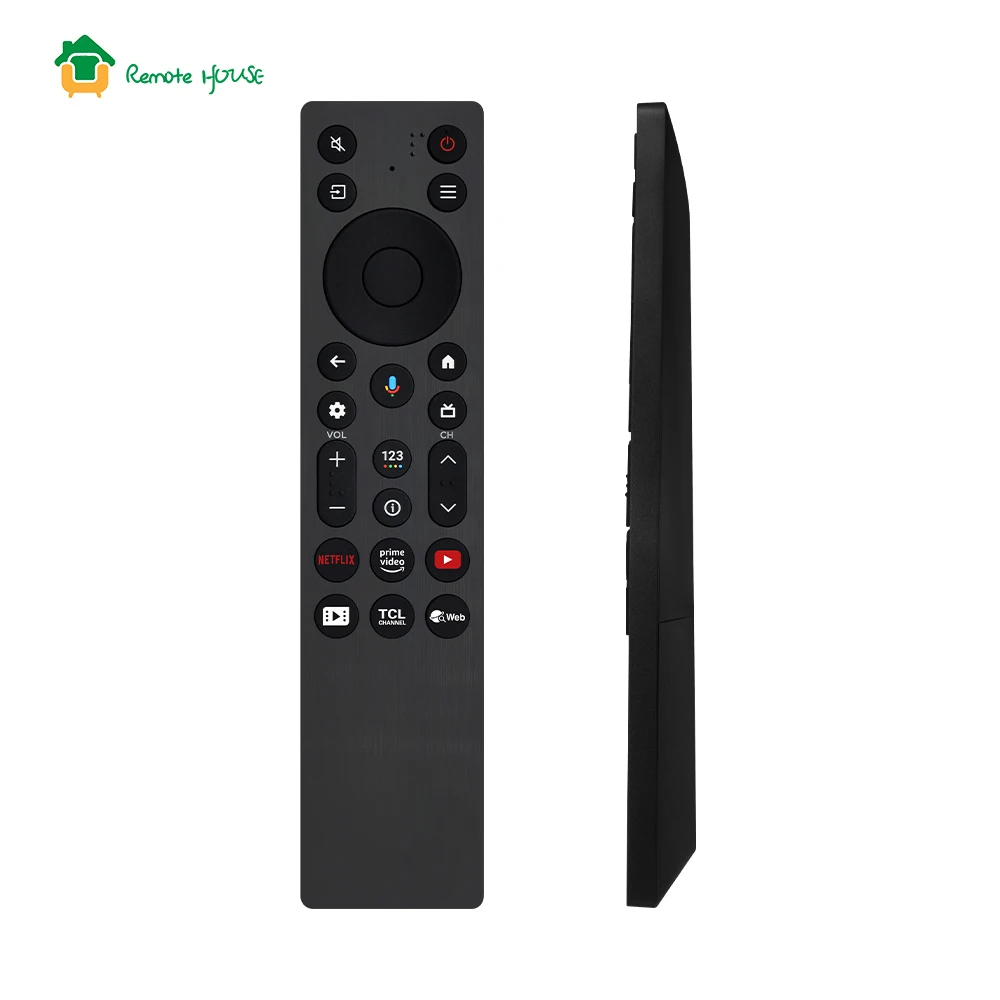 Pilot głosowy RC813A FMB1 kompatybilny z telewizorami TCL QLED 4K UHD Smart TV serii QM6K QM7K 85QM6K 98QM6K 55QM7K 65QM7K 75QM7K 85QM7K — zdjęcie produktu 5