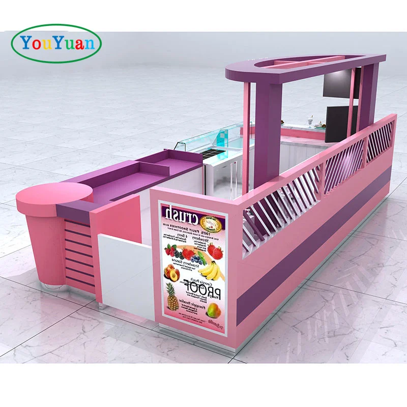 (customized)YOUYUAN retail store furniture bread display showcase gelato showcase display hot food kiosk whiskey