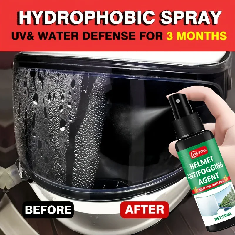 Fasilawei Universal Motorcycle Helmet Coating Wax - Nano Anti-Fog Rain-Repellent Water-Proof Agent