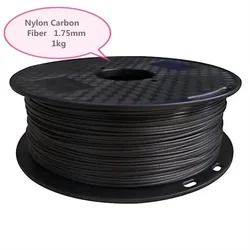 PA-CF de nailon reforzado con fibra de carbono para impresora 3D, consumibles de Material FDM, 1KG, 1,75 MM