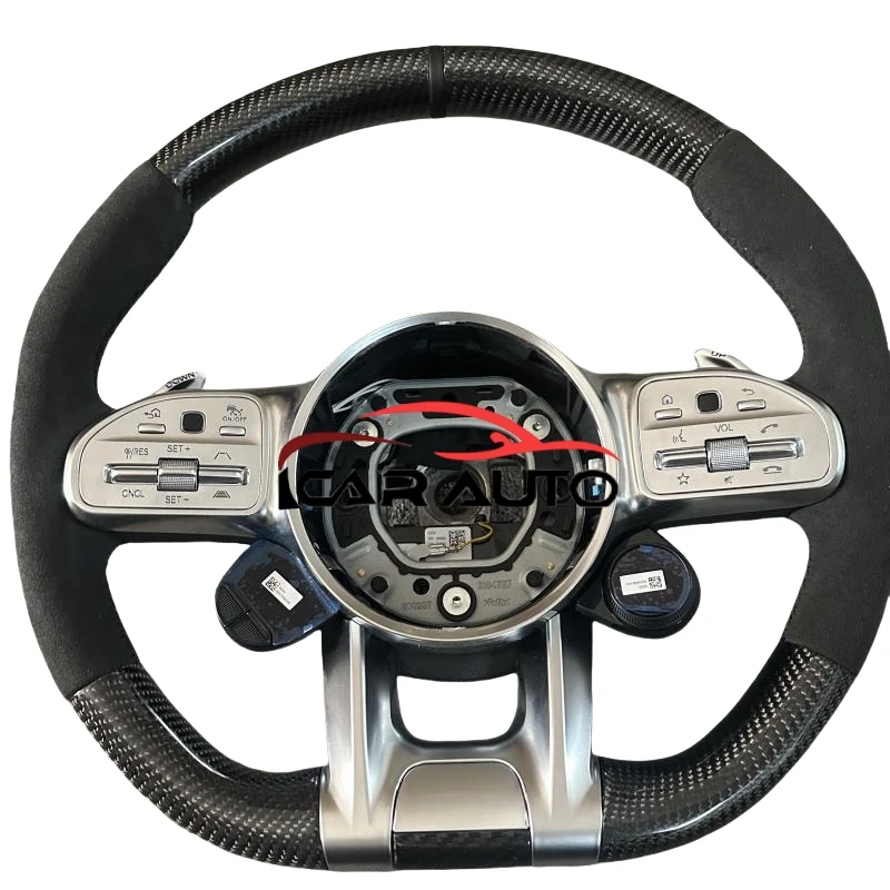 

For Mercedes Benz AMG Steering Wheel W205 W222 W204 C63 W212 W218 W207 W172 G500 G55 G63 S500 S320 Carbon Fiber Steering Wheel