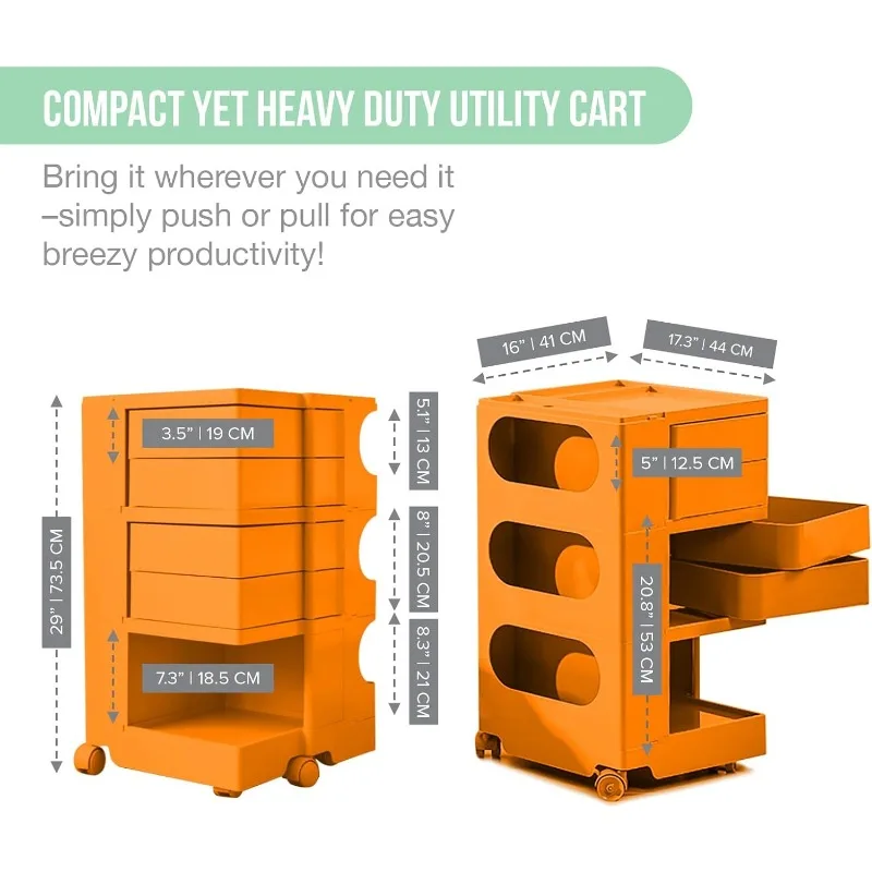 Carrello portaoggetti multiuso-stoccaggio industriale con ruote e cassetti estraibili-carrello Trolley professionale