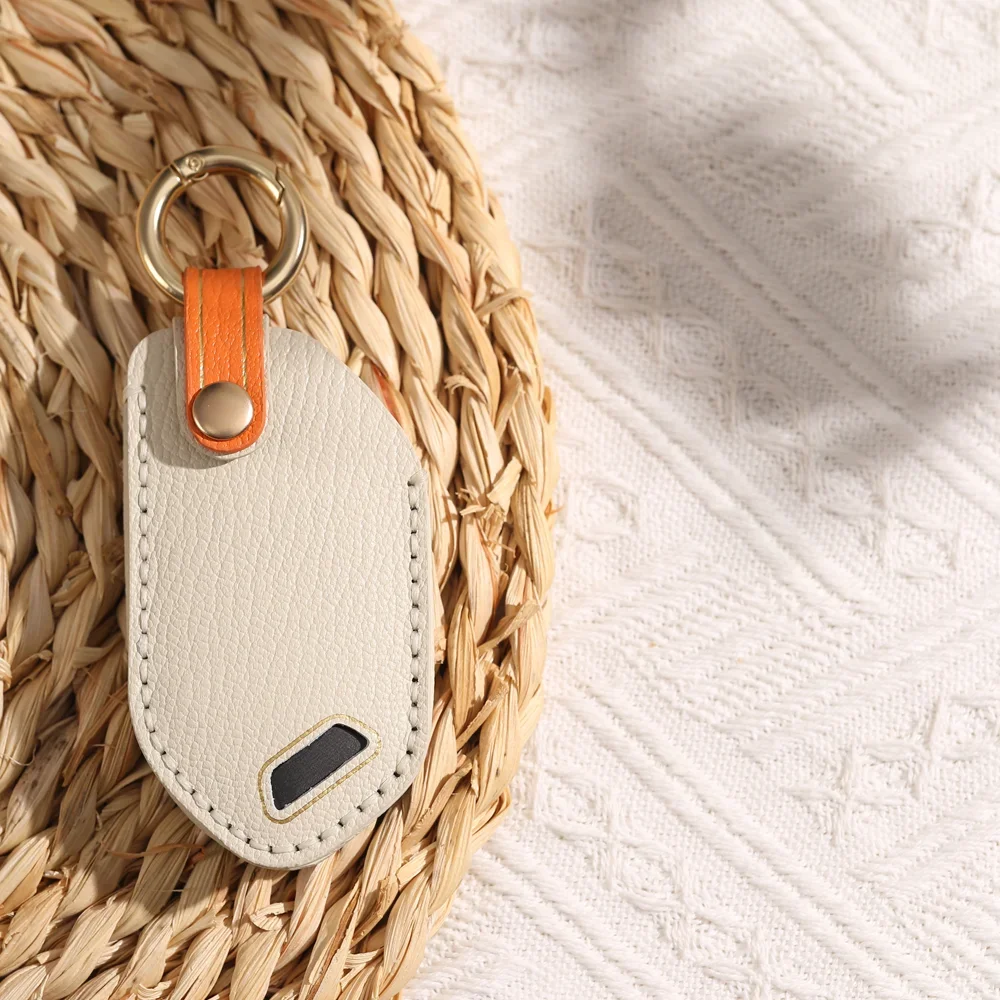 Leather Car Key Case Fob Cover for Kia Picanto Sorento MQ4 Carnival KA4 Morning K5 Carens EV9 Seltos 2024 2025 for Kia New Key
