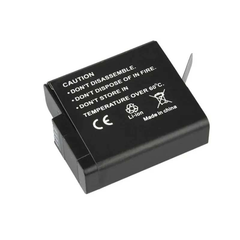 2/3/4PCS 1250mAh Battery Motion Camera Batteries Ahdbt-501 Full Decode for Gopro Hero 5 6 7 Rechargeable Battery