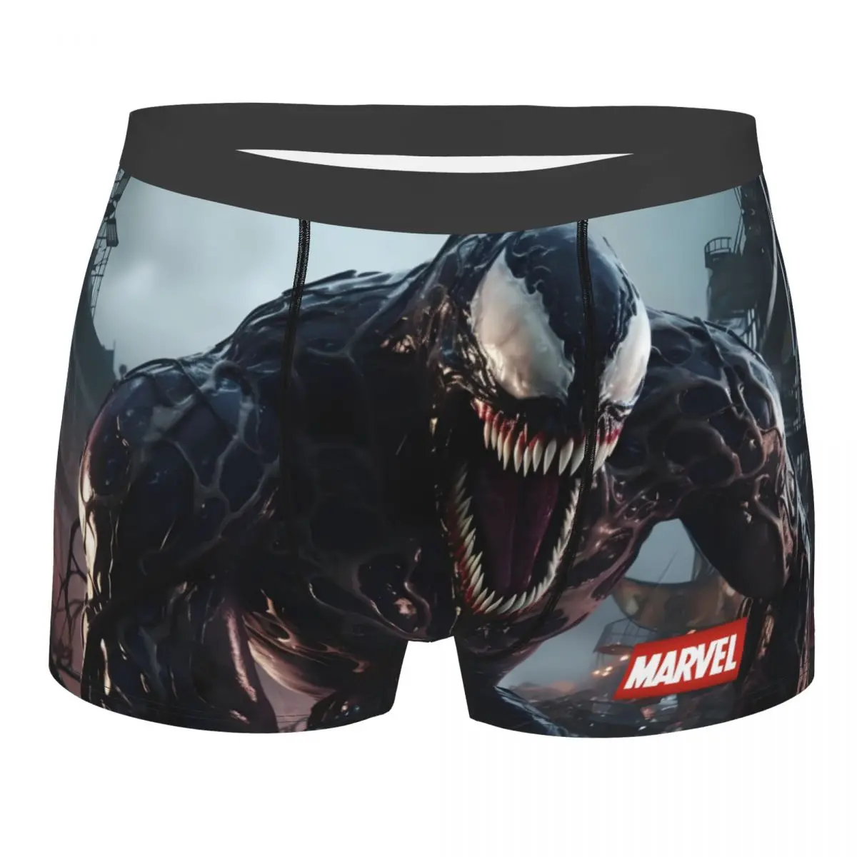 Venom Marvel Spider Man Venom Underpants Cotton Panties Male Underwear Comfortable Shorts Boxer Briefs