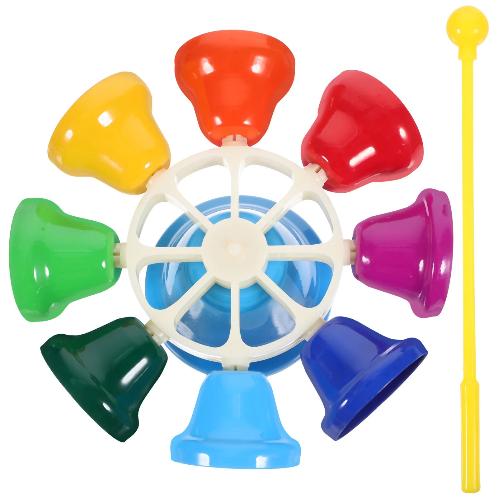 

Kids Puzzles 8 Tone Melody Clock Instrument for Musical Bell Practical Children Percussion