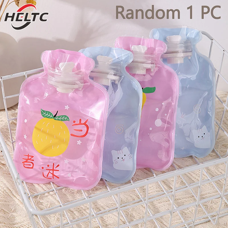 Cute Cartoon Girl Heart Y2k Carry-On Water-Filled Hot Water Bag Keep Warm Kawaii Small Hand Warmer Accessories