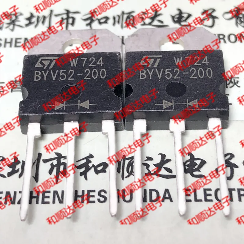 Original New 5pcs / BYV52-200 TO-218 200V 52A