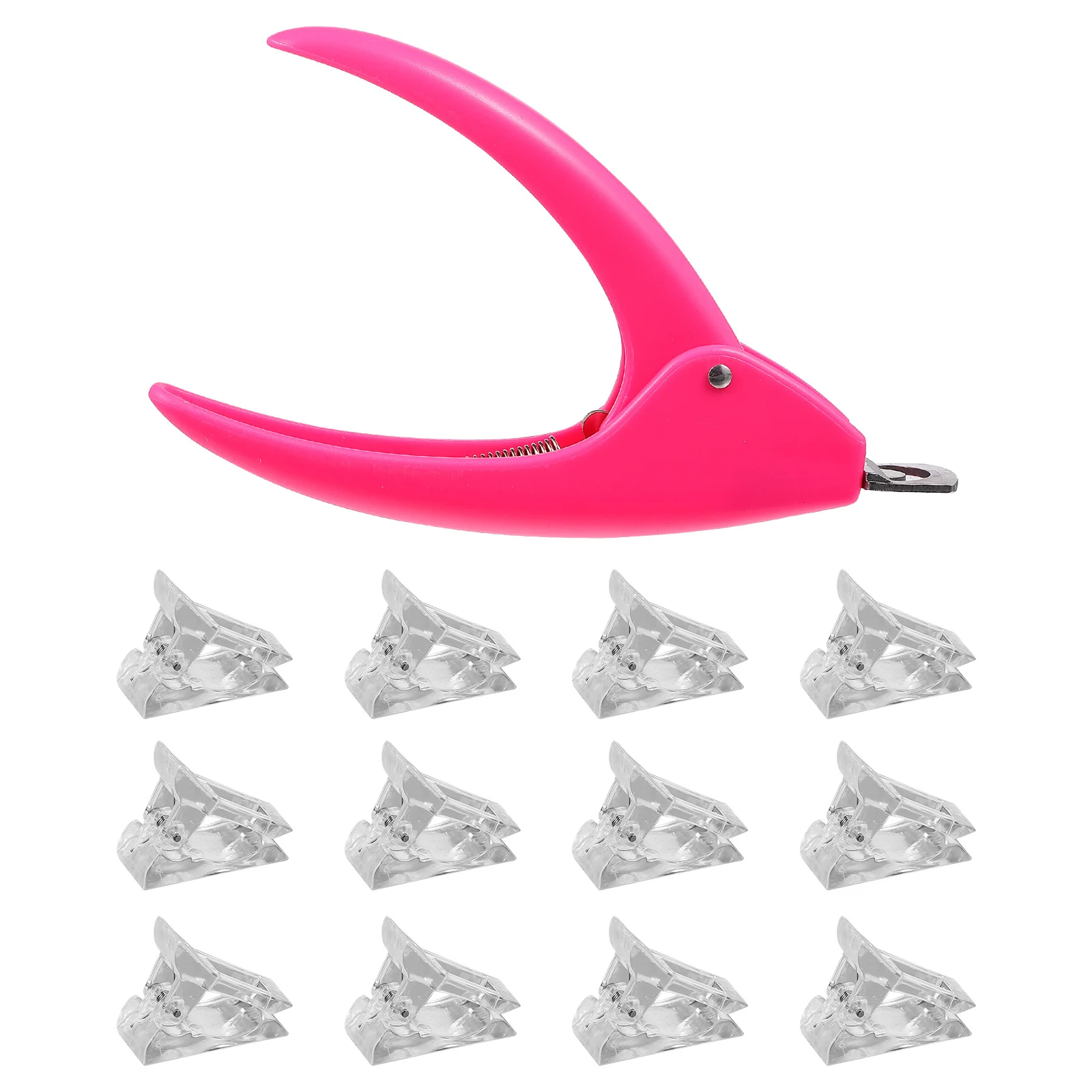 

13pcs Art Clips Set Cutter Manicure Tools Durable Reusable Gel Shape Fixing Home Salon Usemanicure Supplies Nail Beauty