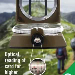 Professioneller taktischer Überlebenskompass mit Mischtätern, wasserdicht, wirkungsbeständig, lensatische Sichtung, Spaziergänge 8 Hauptverkäufe Compasso Ponta Seca - №1