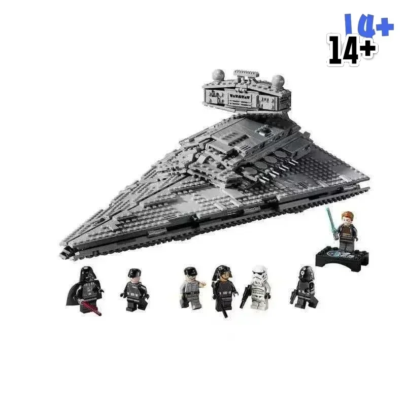 

Bandai New Arrival 75394 Imperial Star Destroyer 25th Anniv Building Blocks Premium Design compatible with LEGO bricks