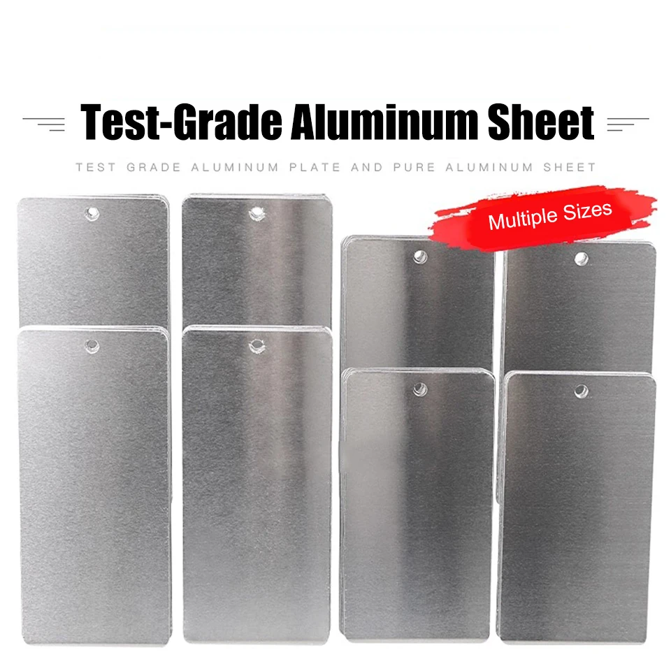 30pcs Aluminum Test Panels for Paint Testing, 0.5mm Thick Pure Aluminium Sheets,Standard Substrate for Spray Paint SD-6